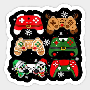 Boys Christmas Gaming Controllers Gamer Xmas Sticker